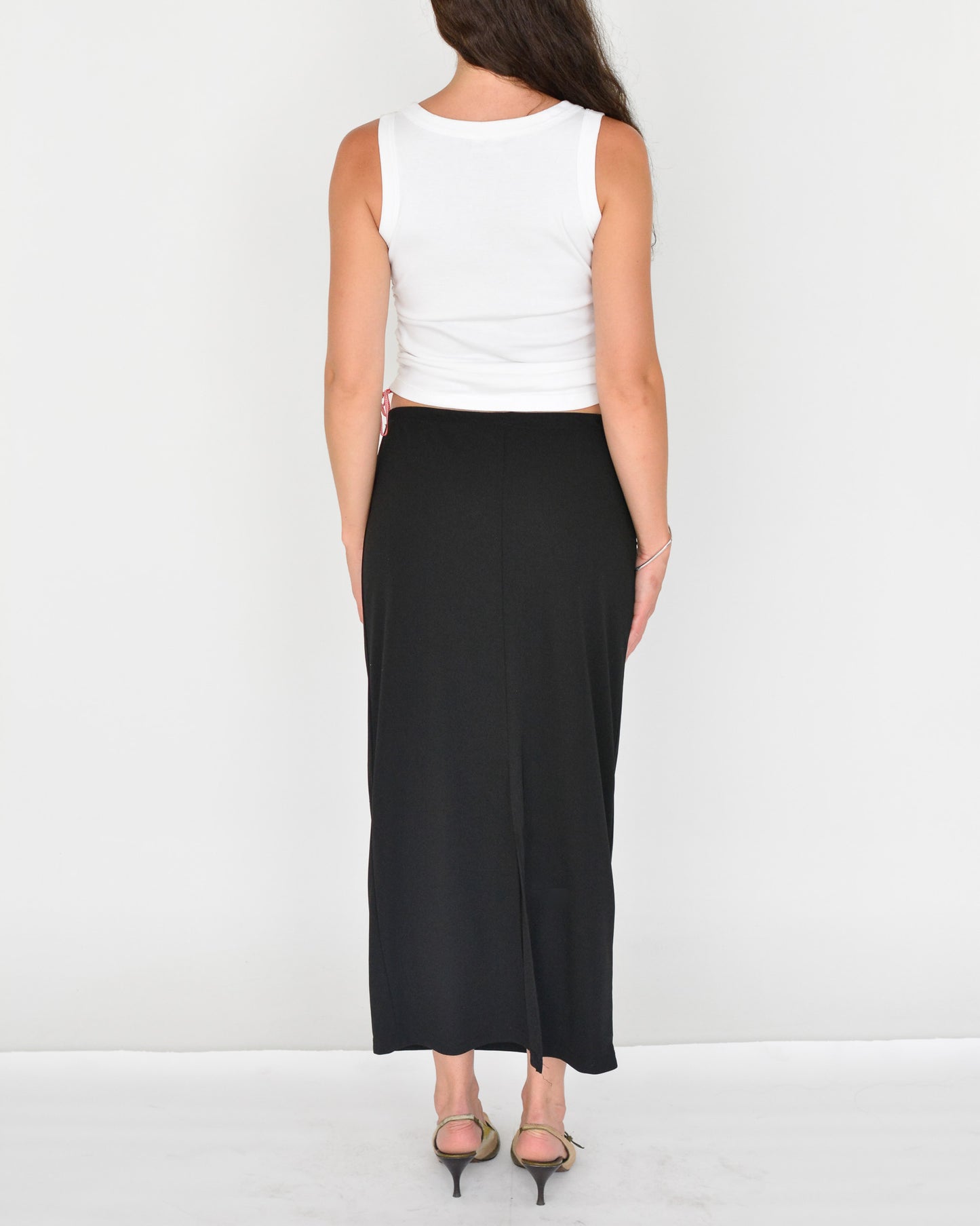 Black Drawstring Skirt (M-L)
