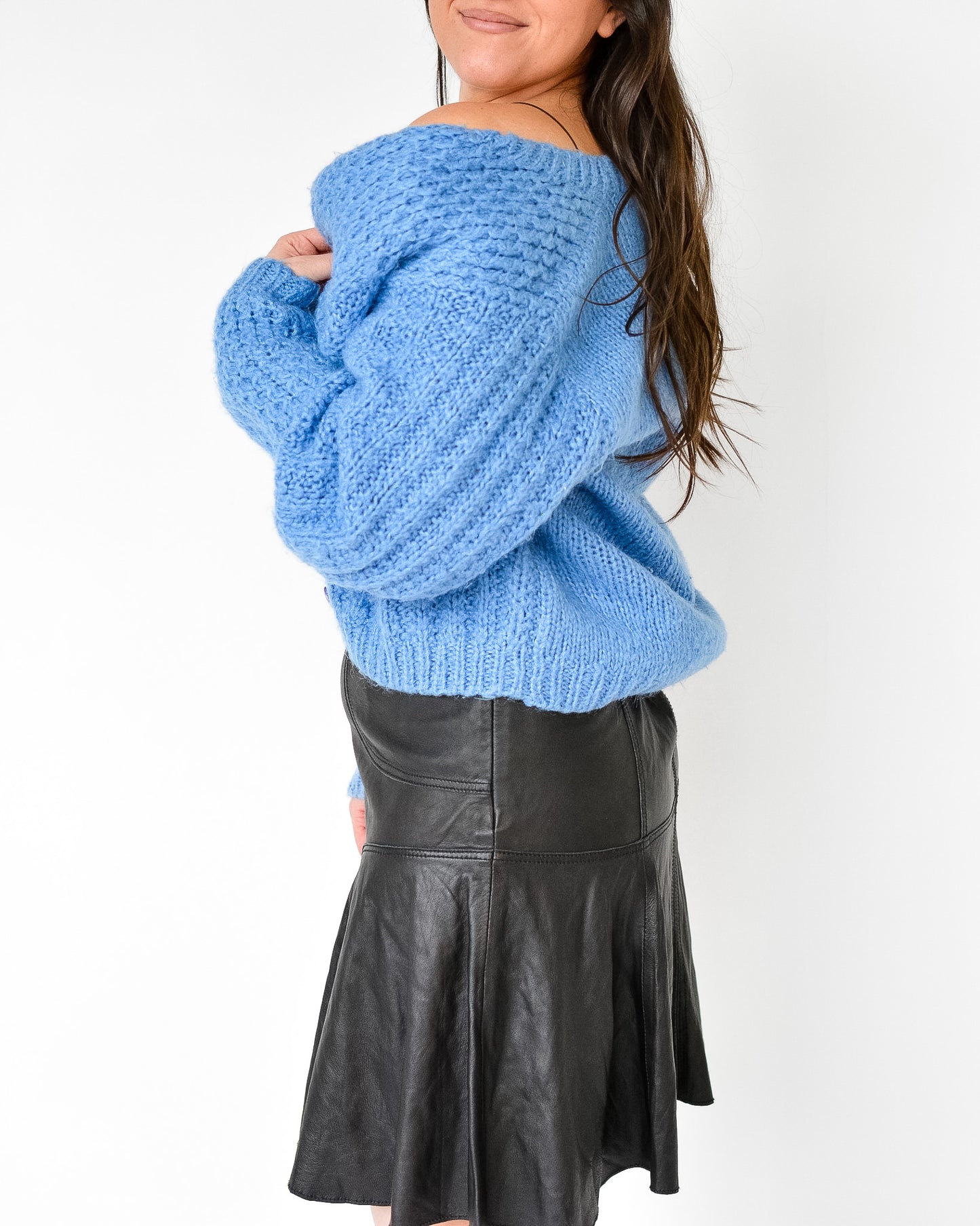 Blue Cardigan Sweater (M-L)