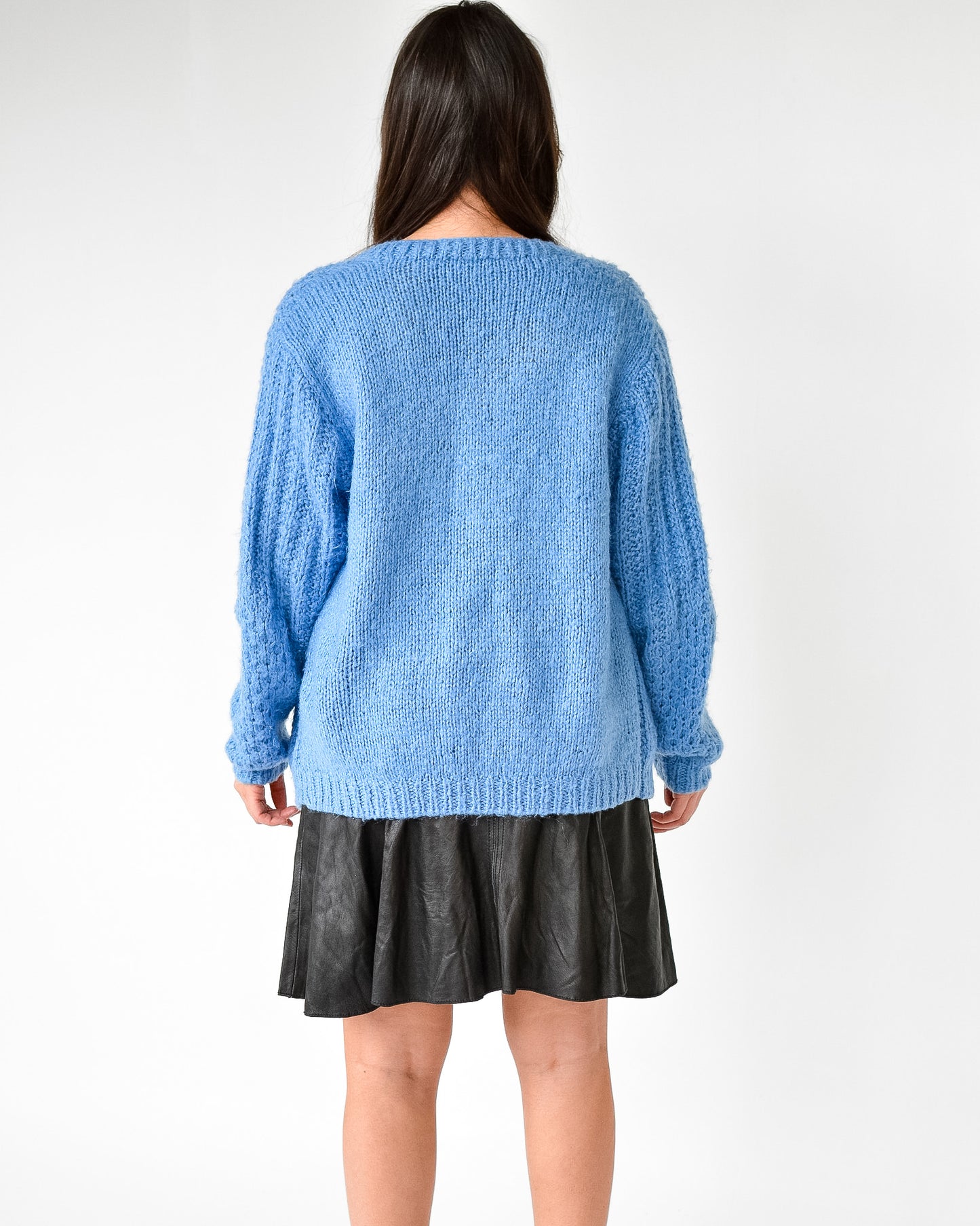 Blue Cardigan Sweater (M-L)