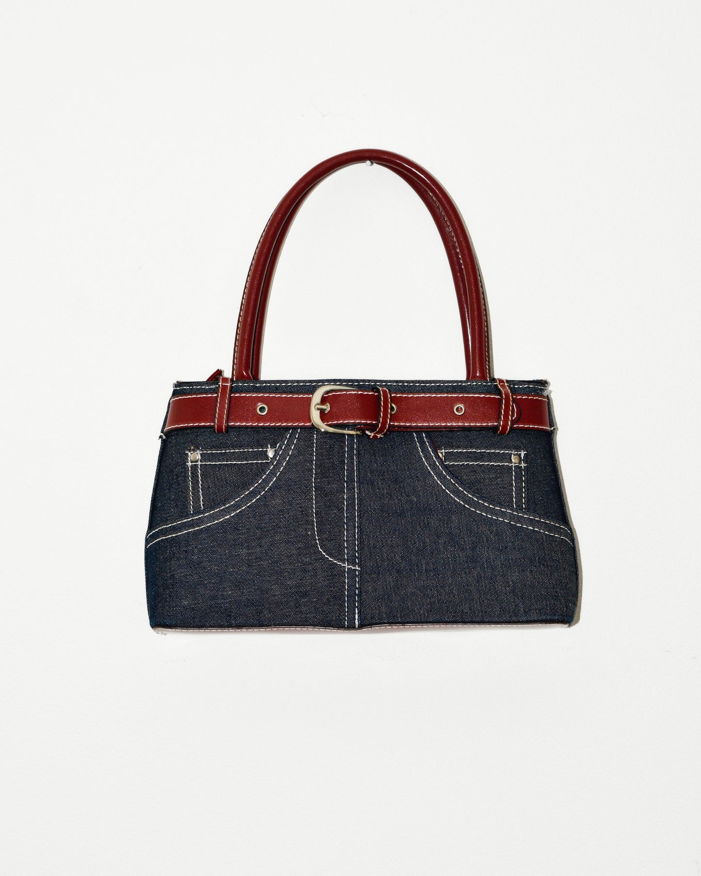 Denim Belted Purse