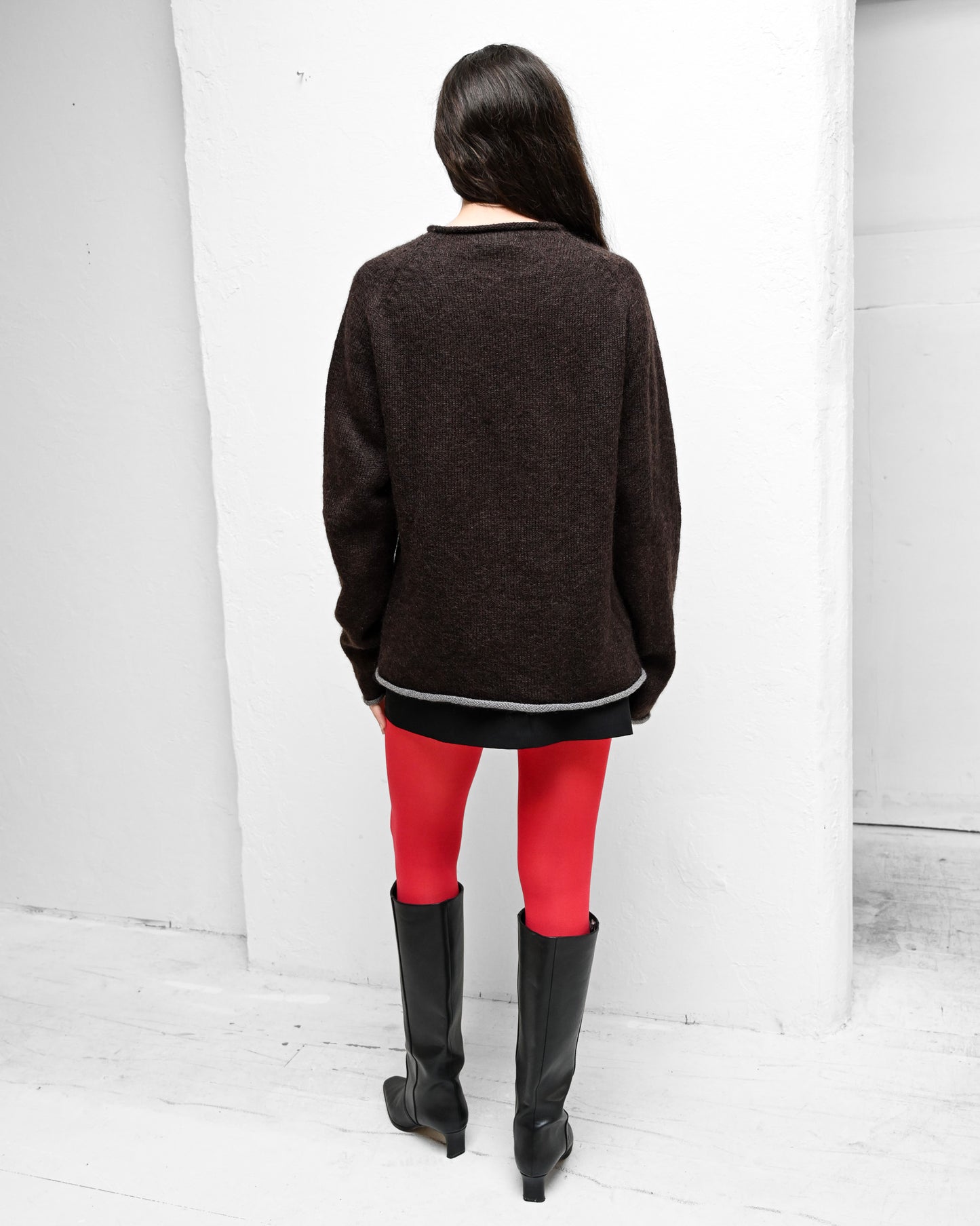 Brown Mohair Sweater (M-L)