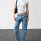 501 Light Wash Relaxed Denim (M)