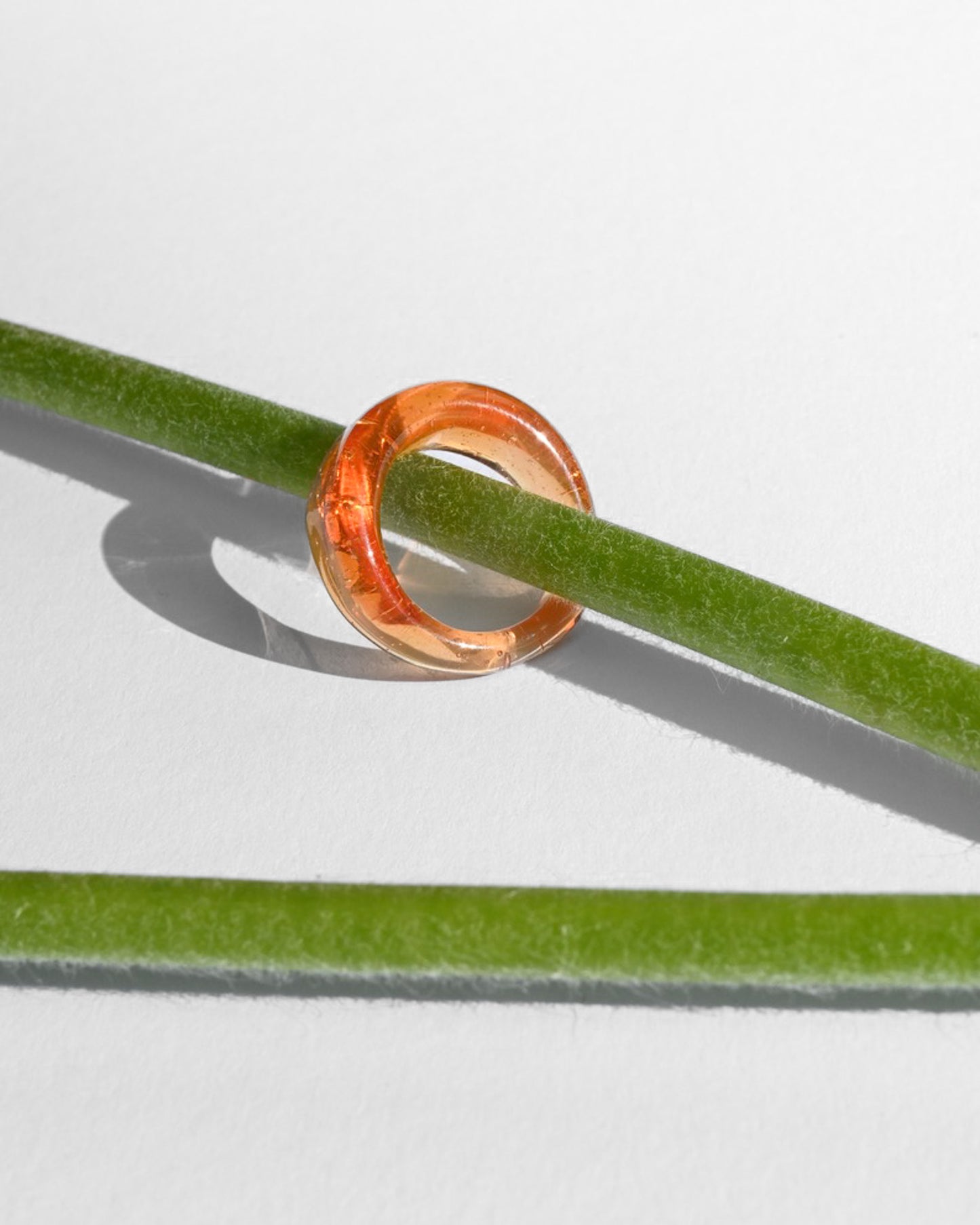 Orange Glass Ring