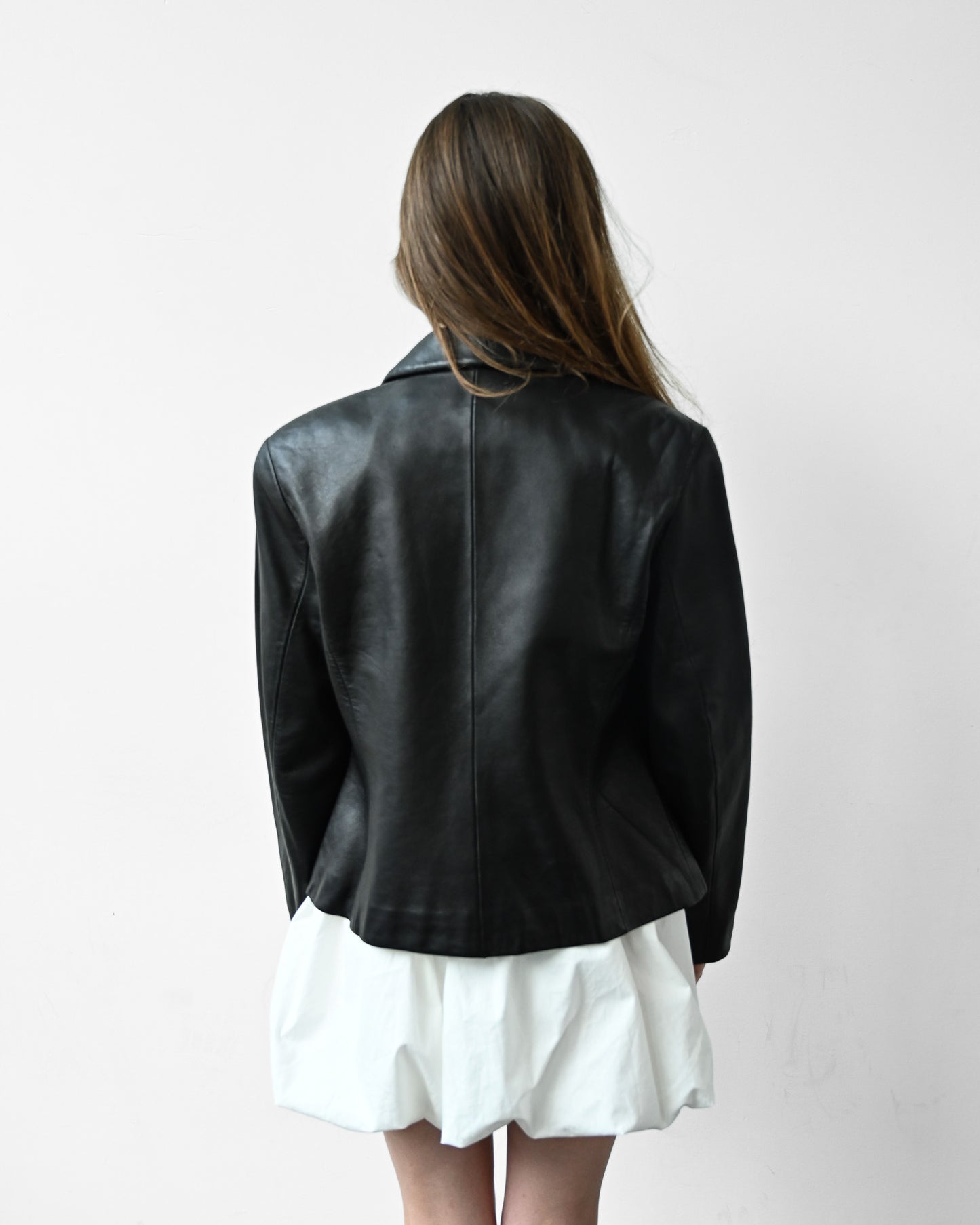 Black Leather Jacket (S)