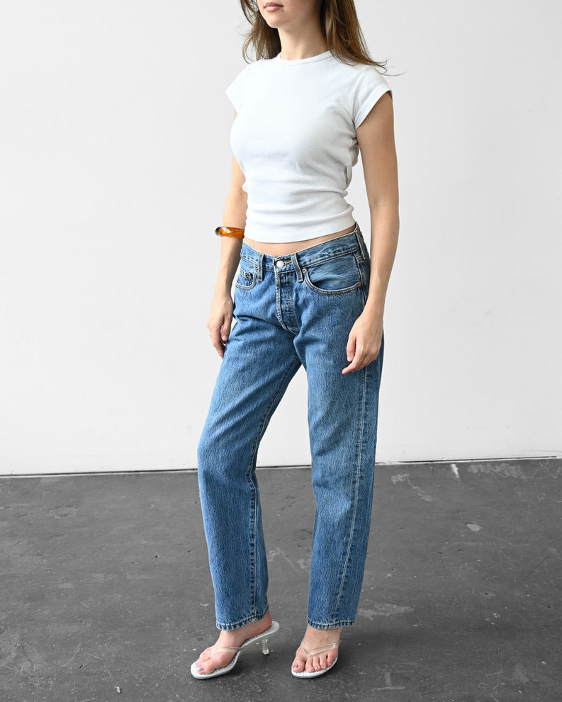 501 Medium Wash Denim (S-M)