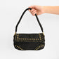 Black Leather Studded Purse