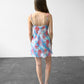 Blue Paisley Print Slip Dress (XS-S)