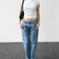 501 Light Wash Relaxed Denim (M)