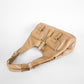 Beige Faux Leather Bag