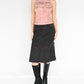 Contrast Stitch Micro Corduroy Skirt (M)