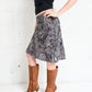 Paisley Print Slip Skirt (XS)