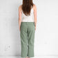 Green Cropped Cargo Pants (M)