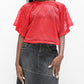 Red Mesh Cropped Jersey (M)