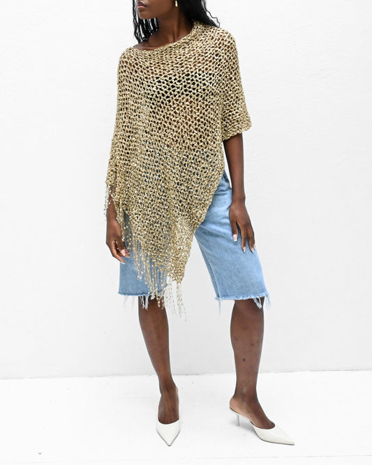 Gold Woven Shawl (S-L)