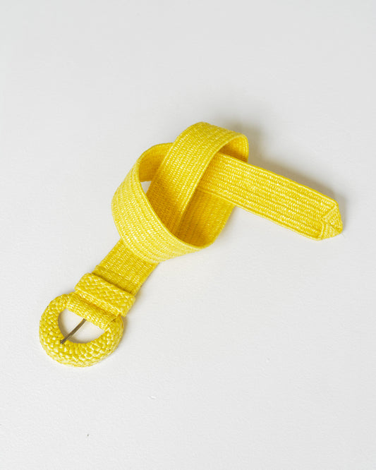 Yellow Woven Belt (S-M)