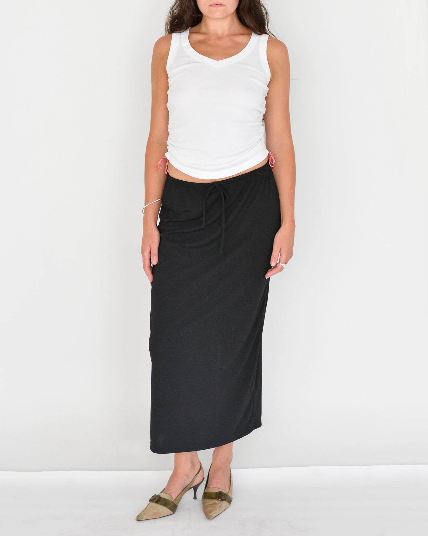 Black Drawstring Skirt (M-L)
