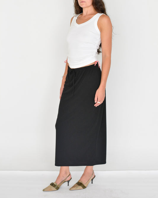 Black Drawstring Skirt (M-L)