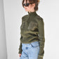 Vintage y2k army green cargo sweater