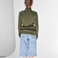 Army Green Cargo Sweater (M)