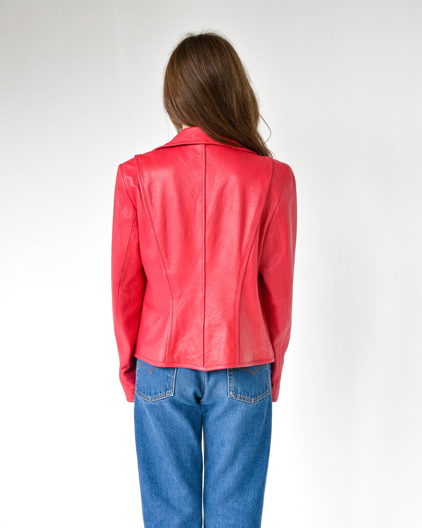 Poppy Leather Paneled Jacket (M)